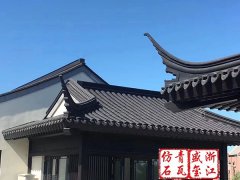 仿古瓦案例